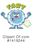 Yeti Clipart #1419244 by Hit Toon