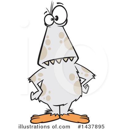 Royalty-Free (RF) Yeti Clipart Illustration by toonaday - Stock Sample #1437895