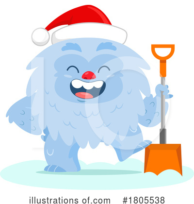 Royalty-Free (RF) Yeti Clipart Illustration by Hit Toon - Stock Sample #1805538