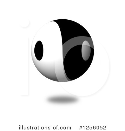 Royalty-Free (RF) Yin Yang Clipart Illustration by oboy - Stock Sample #1256052