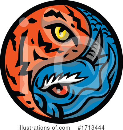 Tiger Clipart #1713444 by patrimonio