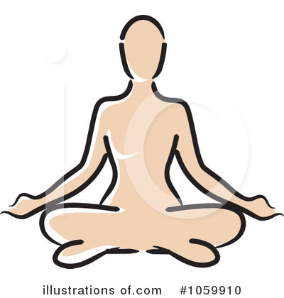 Royalty-Free (RF) Yoga Clipart Illustration by Rosie Piter - Stock Sample #1059910