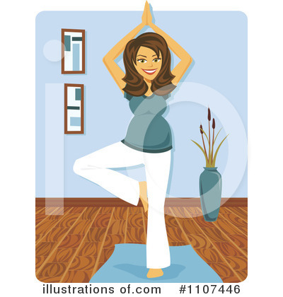 Royalty-Free (RF) Yoga Clipart Illustration by Amanda Kate - Stock Sample #1107446