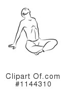 Yoga Clipart #1144310 by Frisko