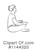 Yoga Clipart #1144320 by Frisko