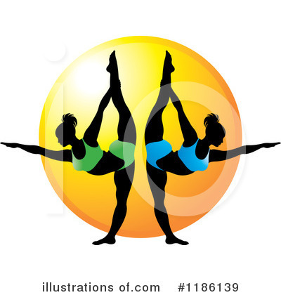 Royalty-Free (RF) Yoga Clipart Illustration by Lal Perera - Stock Sample #1186139