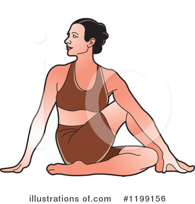 Royalty-Free (RF) Yoga Clipart Illustration by Lal Perera - Stock Sample #1199156