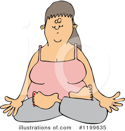 Royalty-Free (RF) Yoga Clipart Illustration by djart - Stock Sample #1199635