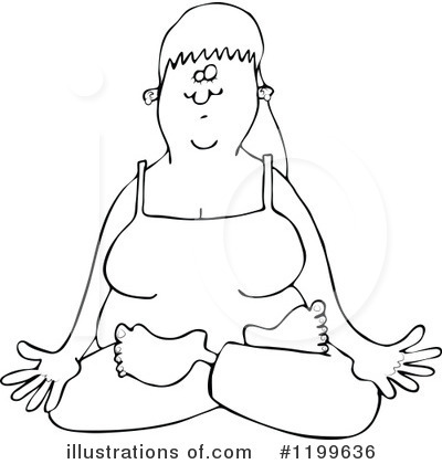 Royalty-Free (RF) Yoga Clipart Illustration by djart - Stock Sample #1199636