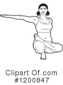Yoga Clipart #1200847 by Lal Perera