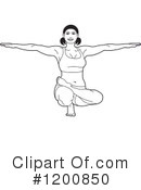 Yoga Clipart #1200850 by Lal Perera