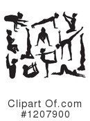 Yoga Clipart #1207900 by AtStockIllustration