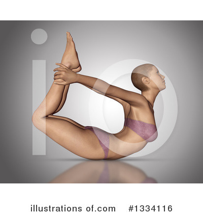Yoga Clipart #1334116 by KJ Pargeter