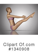 Yoga Clipart #1340908 by KJ Pargeter