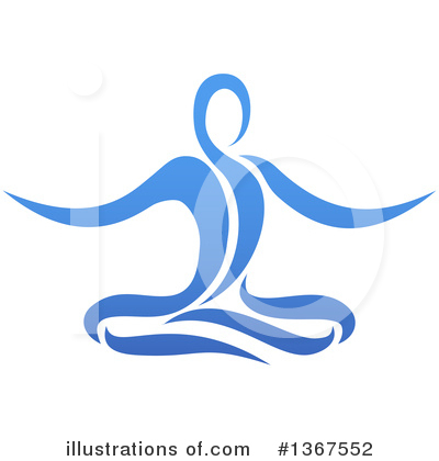 Meditating Clipart #1367552 by AtStockIllustration