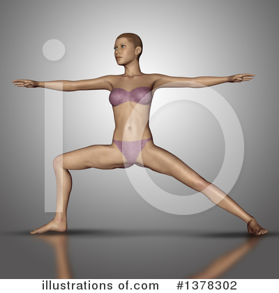 Royalty-Free (RF) Yoga Clipart Illustration by KJ Pargeter - Stock Sample #1378302