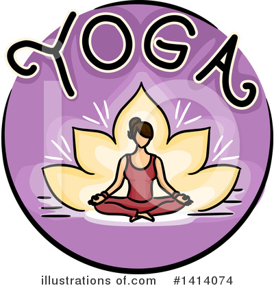 Royalty-Free (RF) Yoga Clipart Illustration by BNP Design Studio - Stock Sample #1414074