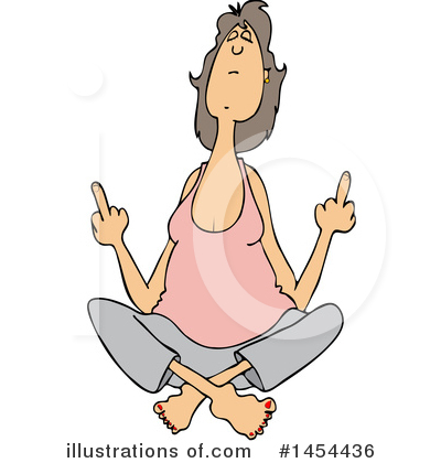 Royalty-Free (RF) Yoga Clipart Illustration by djart - Stock Sample #1454436