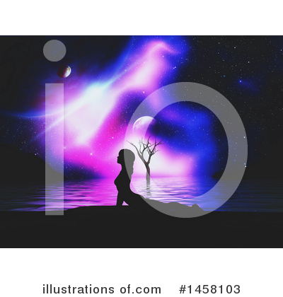 Royalty-Free (RF) Yoga Clipart Illustration by KJ Pargeter - Stock Sample #1458103