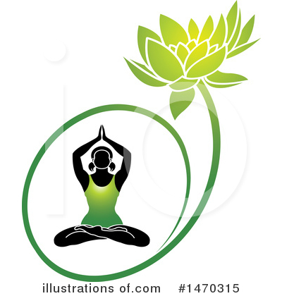Royalty-Free (RF) Yoga Clipart Illustration by Lal Perera - Stock Sample #1470315