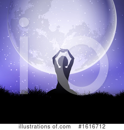 Royalty-Free (RF) Yoga Clipart Illustration by KJ Pargeter - Stock Sample #1616712