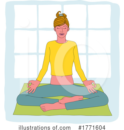 Royalty-Free (RF) Yoga Clipart Illustration by AtStockIllustration - Stock Sample #1771604