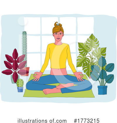 Royalty-Free (RF) Yoga Clipart Illustration by AtStockIllustration - Stock Sample #1773215