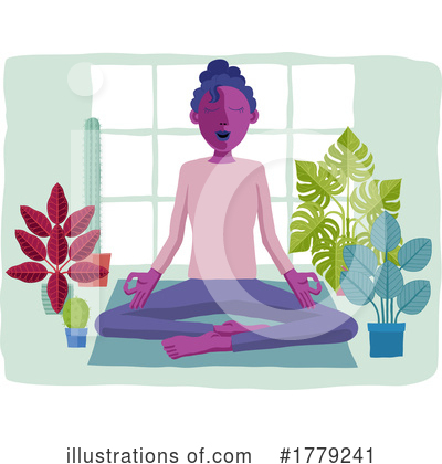 Royalty-Free (RF) Yoga Clipart Illustration by AtStockIllustration - Stock Sample #1779241