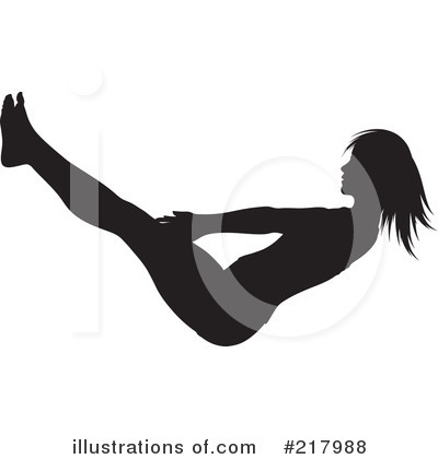 Royalty-Free (RF) Yoga Clipart Illustration by KJ Pargeter - Stock Sample #217988