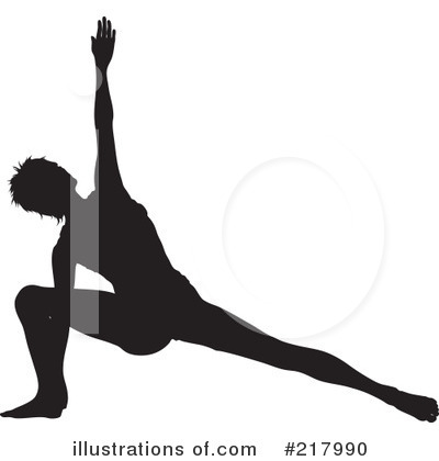 Royalty-Free (RF) Yoga Clipart Illustration by KJ Pargeter - Stock Sample #217990