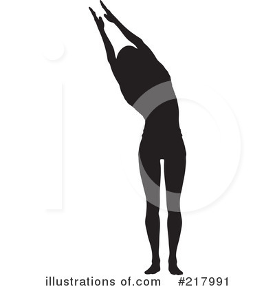 Royalty-Free (RF) Yoga Clipart Illustration by KJ Pargeter - Stock Sample #217991