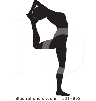 Royalty-Free (RF) Yoga Clipart Illustration by KJ Pargeter - Stock Sample #217992