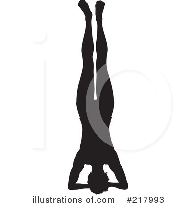 Royalty-Free (RF) Yoga Clipart Illustration by KJ Pargeter - Stock Sample #217993
