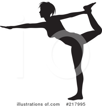 Royalty-Free (RF) Yoga Clipart Illustration by KJ Pargeter - Stock Sample #217995