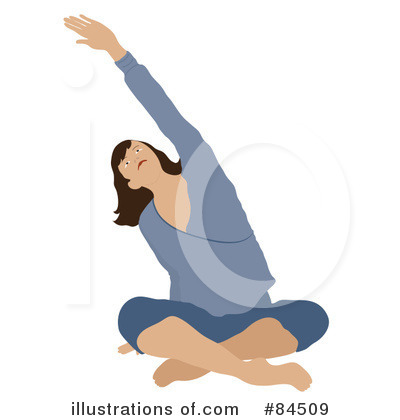Woman Exercising Clipart #84509 by Pams Clipart