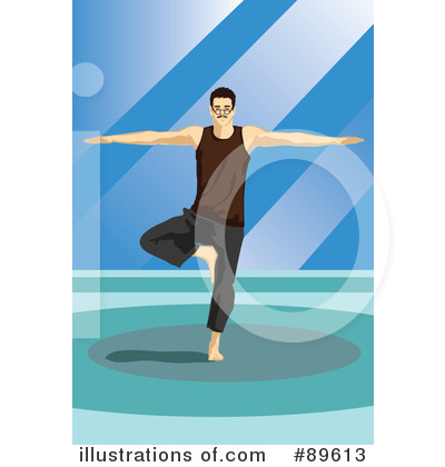 Royalty-Free (RF) Yoga Clipart Illustration by mayawizard101 - Stock Sample #89613