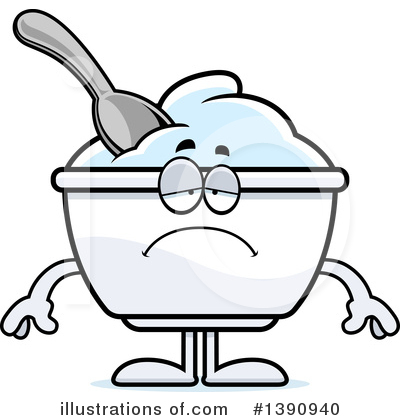 Royalty-Free (RF) Yogurt Mascot Clipart Illustration by Cory Thoman - Stock Sample #1390940