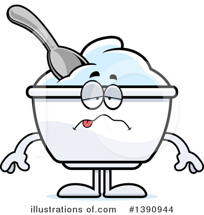 Royalty-Free (RF) Yogurt Mascot Clipart Illustration by Cory Thoman - Stock Sample #1390944