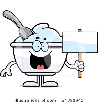 Royalty-Free (RF) Yogurt Mascot Clipart Illustration by Cory Thoman - Stock Sample #1390945