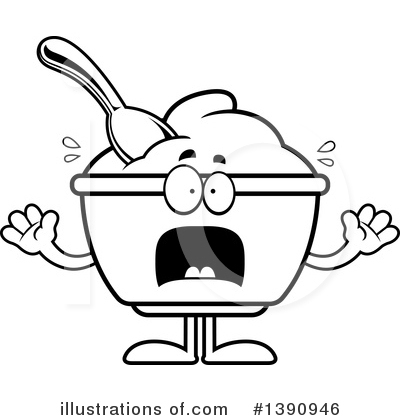 Yogurt Mascot Clipart #1390946 by Cory Thoman