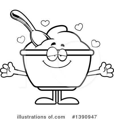 Yogurt Mascot Clipart #1390947 by Cory Thoman