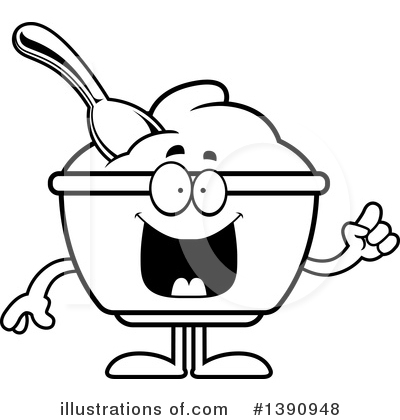 Royalty-Free (RF) Yogurt Mascot Clipart Illustration by Cory Thoman - Stock Sample #1390948