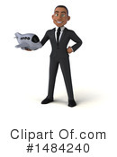 Young Black Business Man Clipart #1484240 by Julos