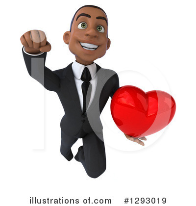 Young Black Businessman Clipart #1293019 by Julos