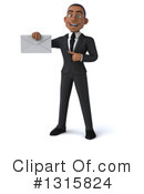 Young Black Businessman Clipart #1315824 by Julos