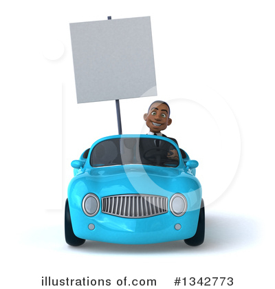 Royalty-Free (RF) Young Black Businessman Clipart Illustration by Julos - Stock Sample #1342773