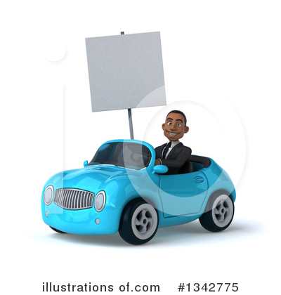 Royalty-Free (RF) Young Black Businessman Clipart Illustration by Julos - Stock Sample #1342775