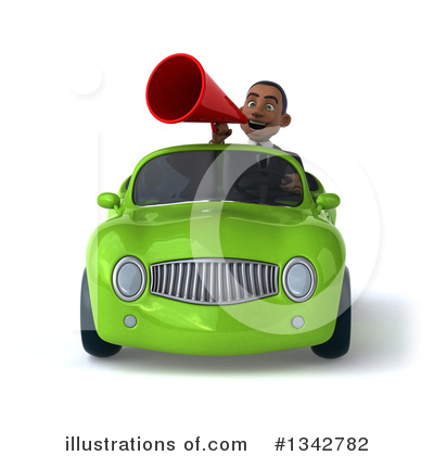 Royalty-Free (RF) Young Black Businessman Clipart Illustration by Julos - Stock Sample #1342782