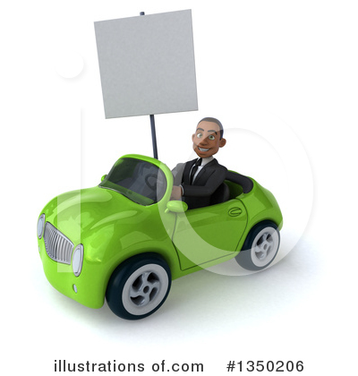 Royalty-Free (RF) Young Black Businessman Clipart Illustration by Julos - Stock Sample #1350206