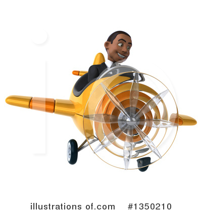 Royalty-Free (RF) Young Black Businessman Clipart Illustration by Julos - Stock Sample #1350210